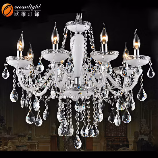 2019 New Design Luxury Crystal Candle Chandelier in Living Room (88012-8)