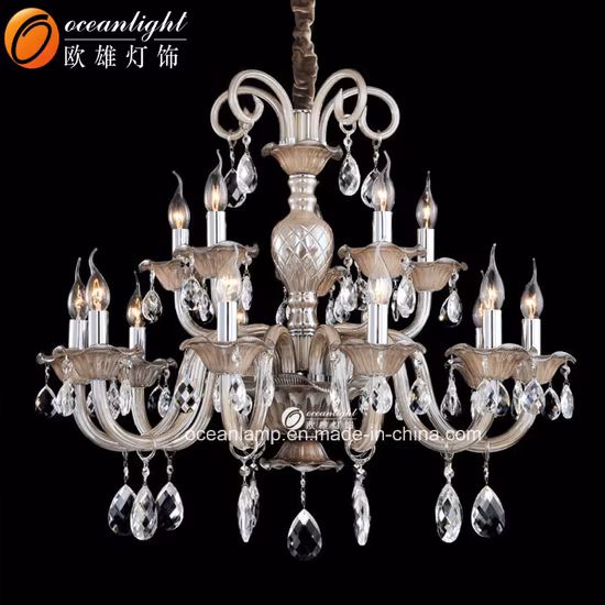 2019 Lustre à bougie en cristal de luxe de nouvelle conception dans le salon (88012-8)