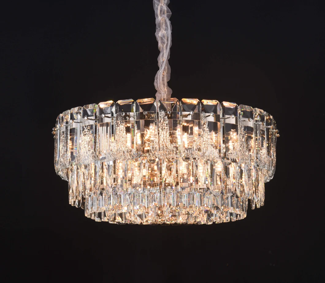 Factory Wholesale High-End Luxury Crystal Chandelier Entertainment Department Decorative Crystal Chandelier