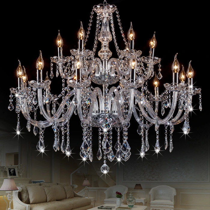 House Decorative Home Candle Classical Crystal Chandeliers