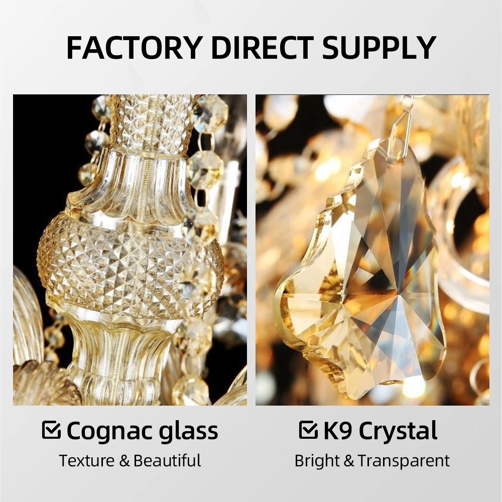 House Decorative Home Candle Classical Crystal Chandeliers