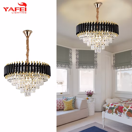 Grand Lustre Bougeoir Style Français Suspension Chrome