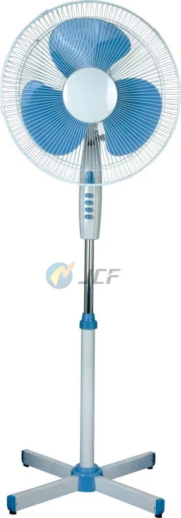 Ventilateur sur pied Europe de base de 16 pouces avec base en croix Personnalisation de base Exemple de personnalisation Ventilateur électrique Ventilateur CC Ventilateur de plafond Ventilateur électrique Ventilateur sur pied