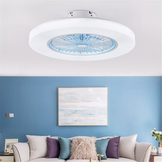 Ventilateur de plafond avec télécommande à gradation de la lumière Décor à la maison moderne 58 cm Télécommande pour ventilateur de plafond (WH-VLL-15)